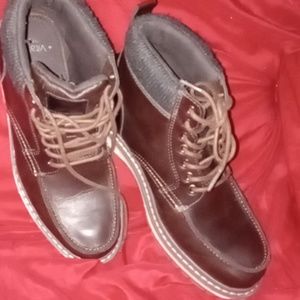 Brown leather men's Sonoma ( by Kohl's) ankle boots